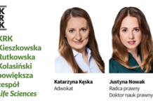 KRK Kieszkowska Rutkowska Kolasiński powiększa zespół Life Sciences
