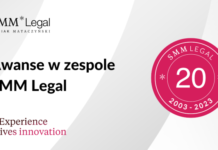 Awanse w zespole SMM Legal Maciak Mataczyński Czech sp. k.