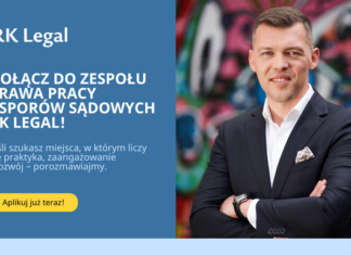Aplikant/aplikantka do Departamentu Prawa Pracy i Sporów Sądowych RK Legal