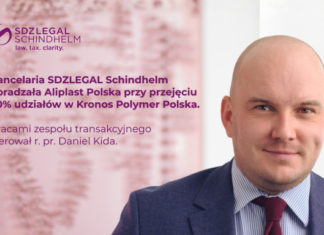 Sukces Działu Prawa Spółek i M&A kancelarii SDZLEGAL Schindhelm
