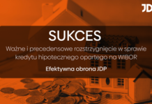 Precedensowe rozstrzygnięcie w sprawie kredytu hipotecznego opartego na WIBOR